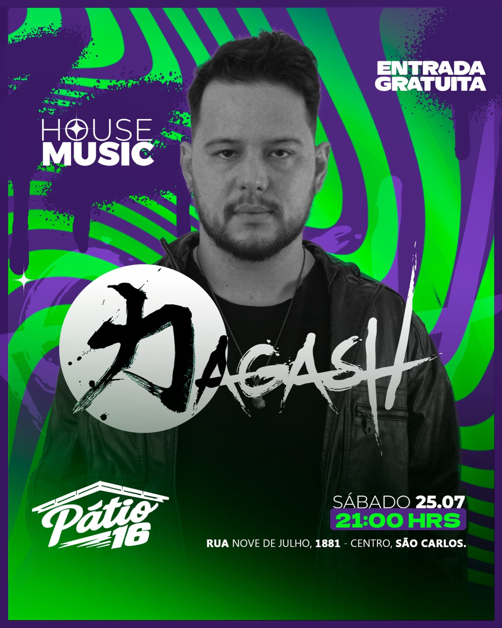 Flyer: House no Pátio 16 com Nagash