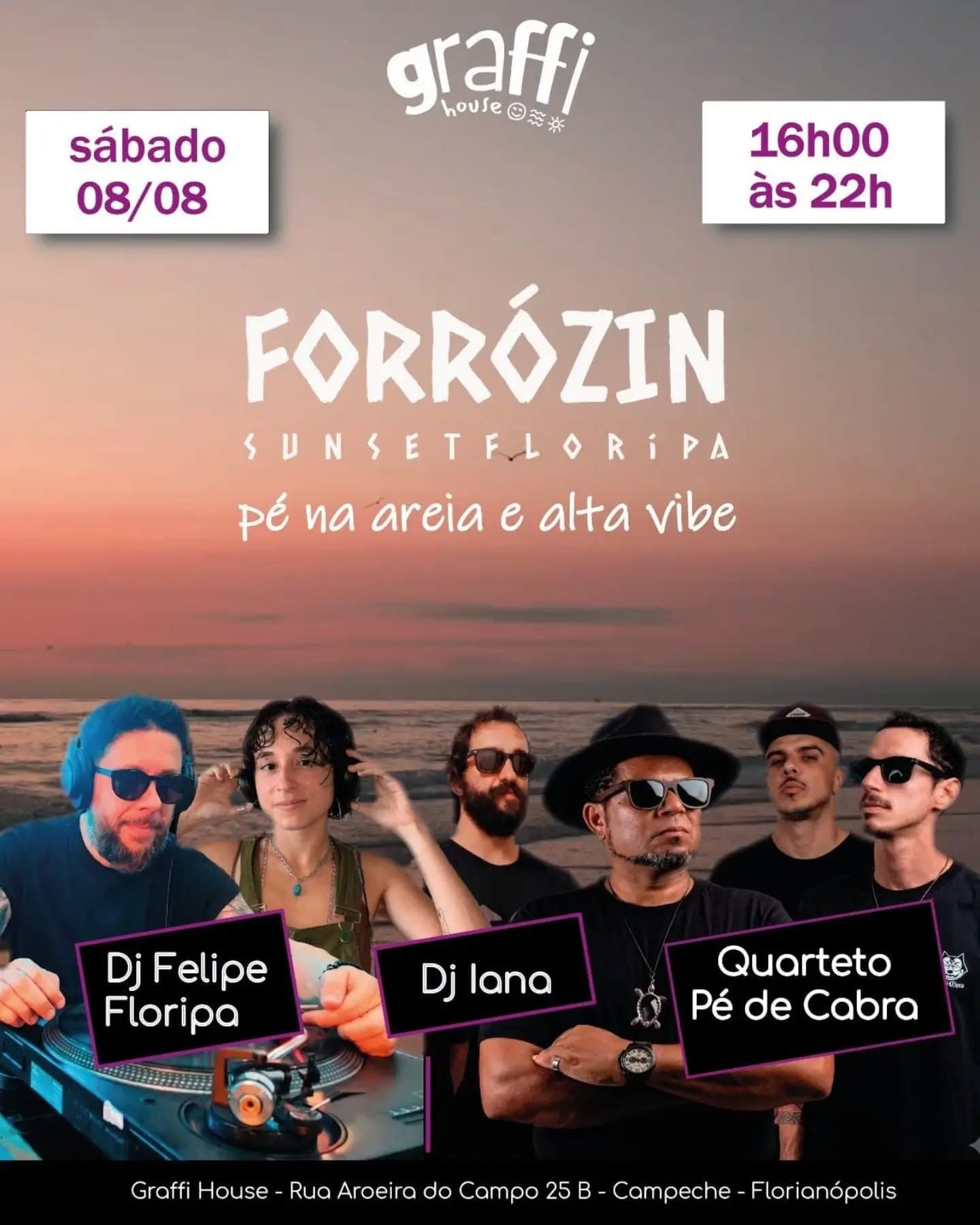 Flyer: Forrózin Sunset Floripa