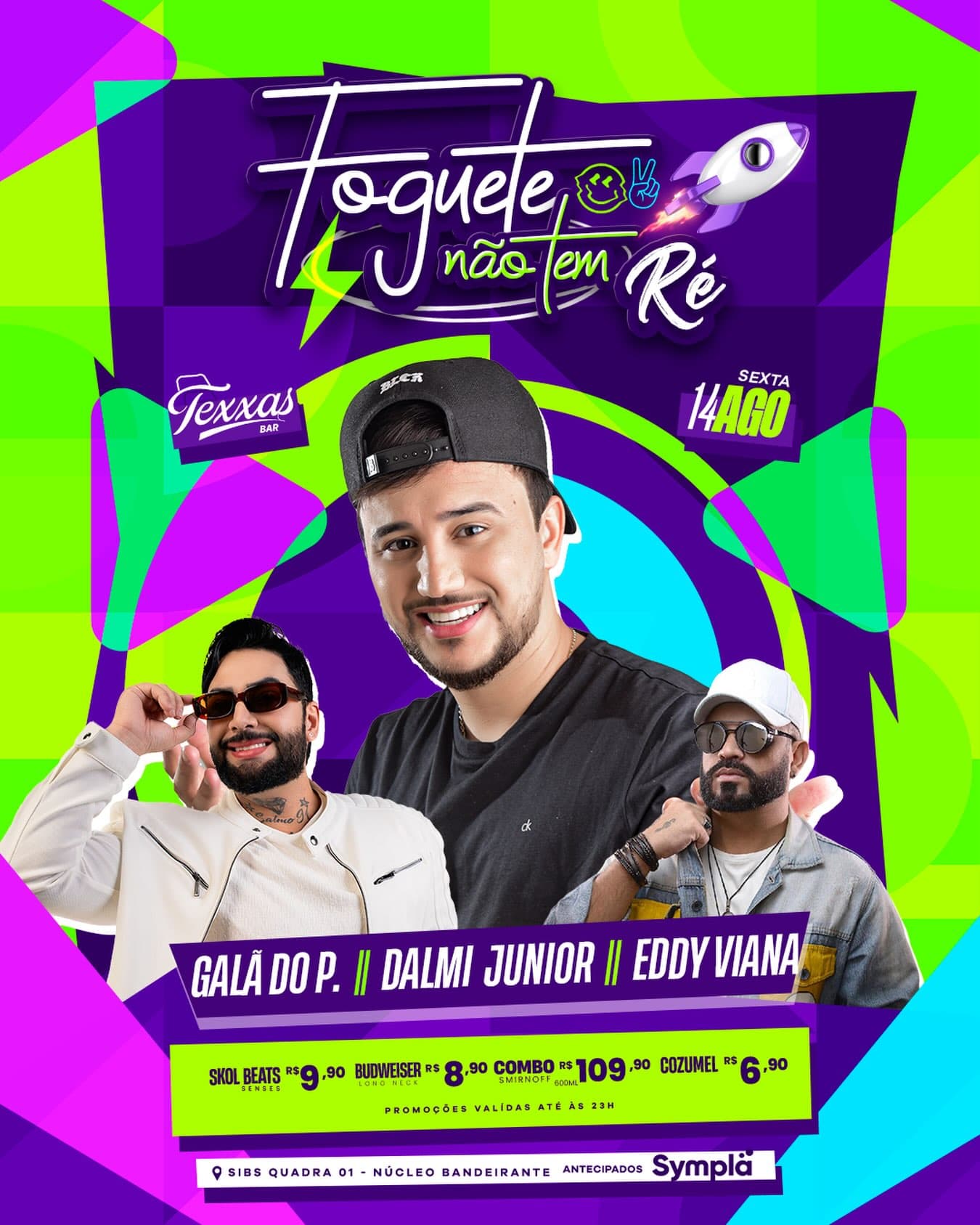 Flyer: Foguete Não Tem Ré