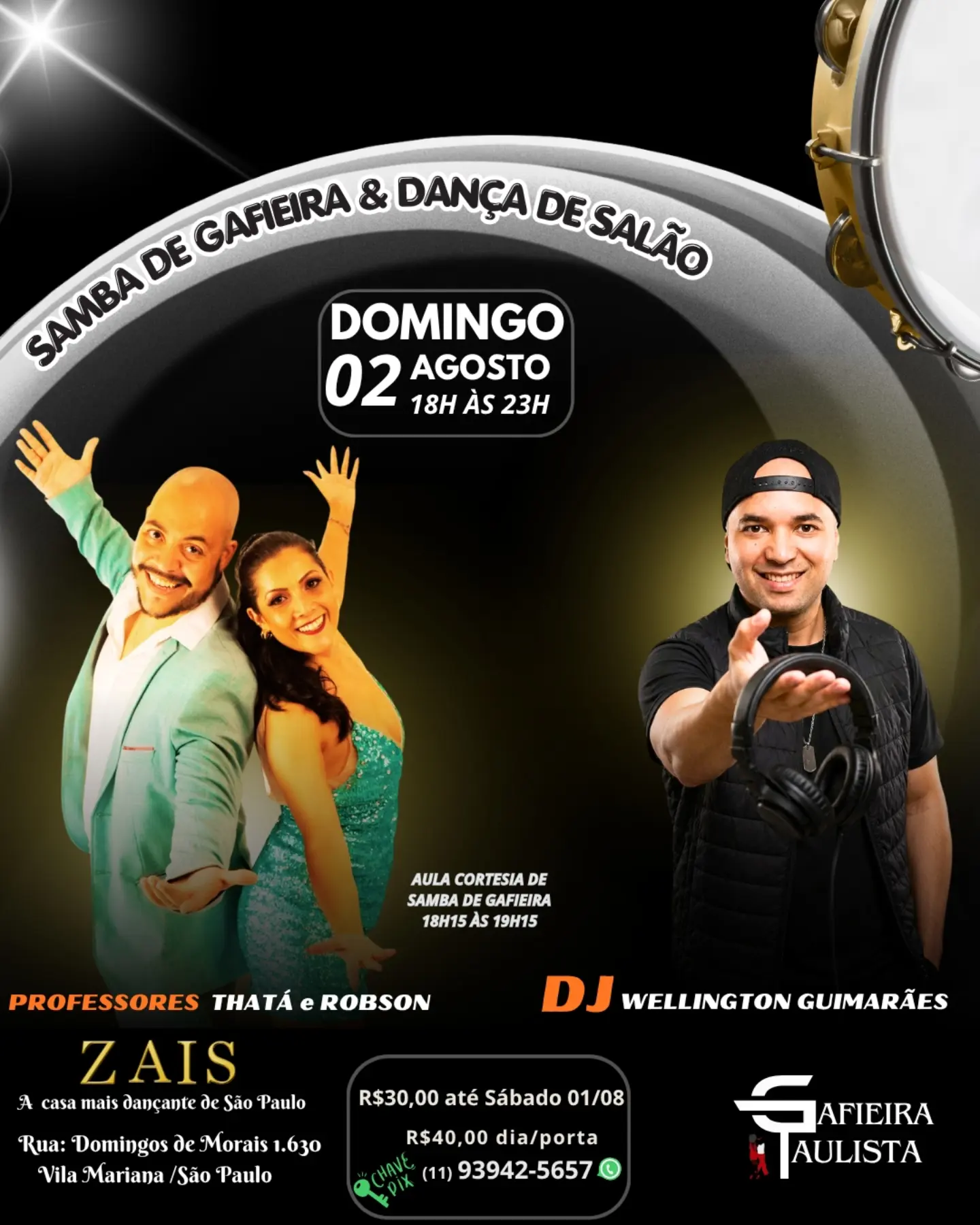 Flyer: Domingueira da Gafieira