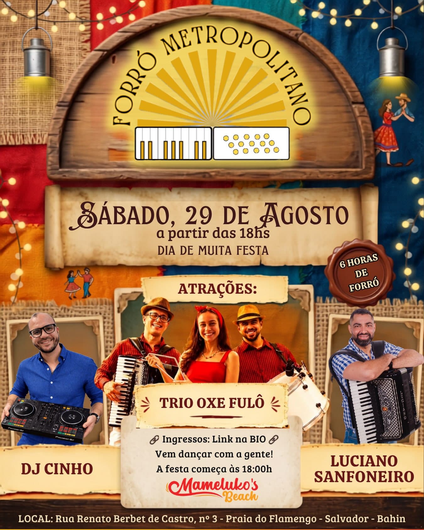 Flyer: Forró Metropolitano