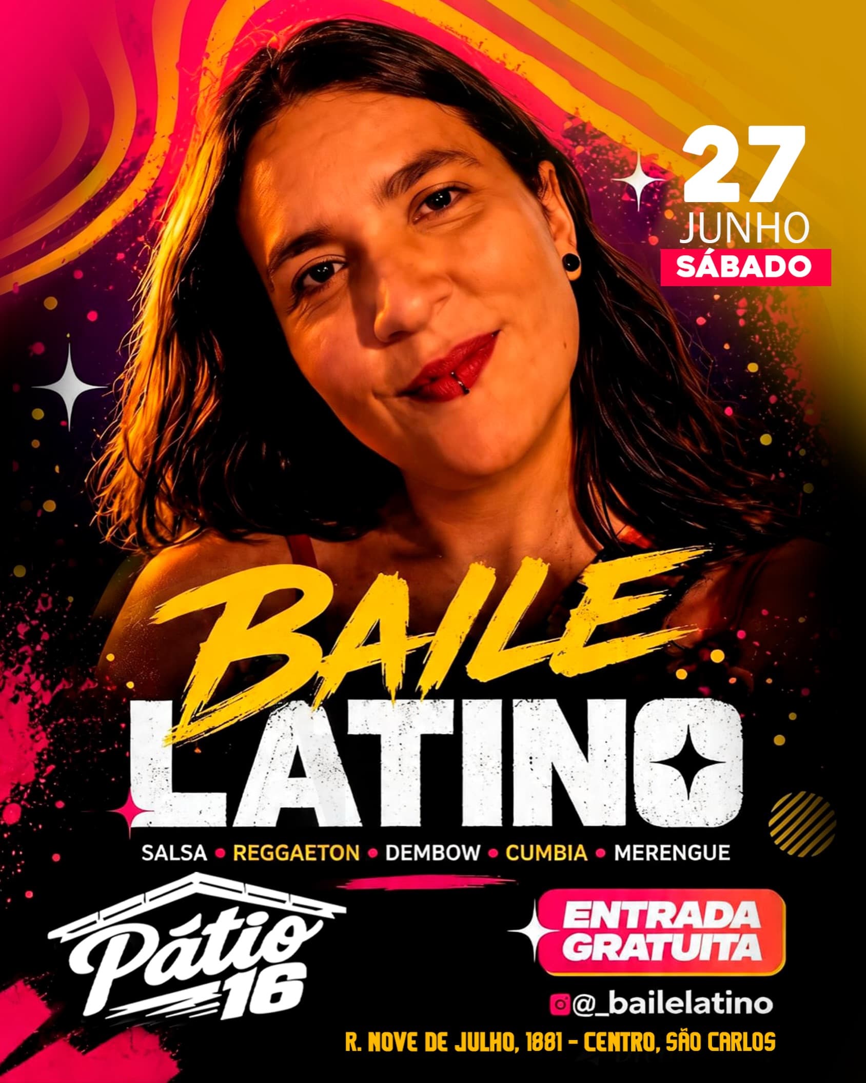 Flyer: Baile Latino