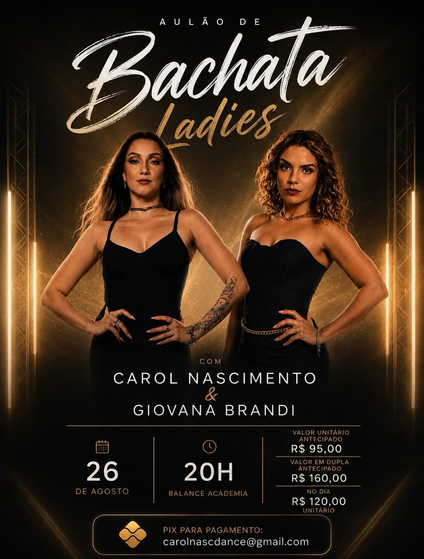 Flyer: Aulão de Bachata Ladies