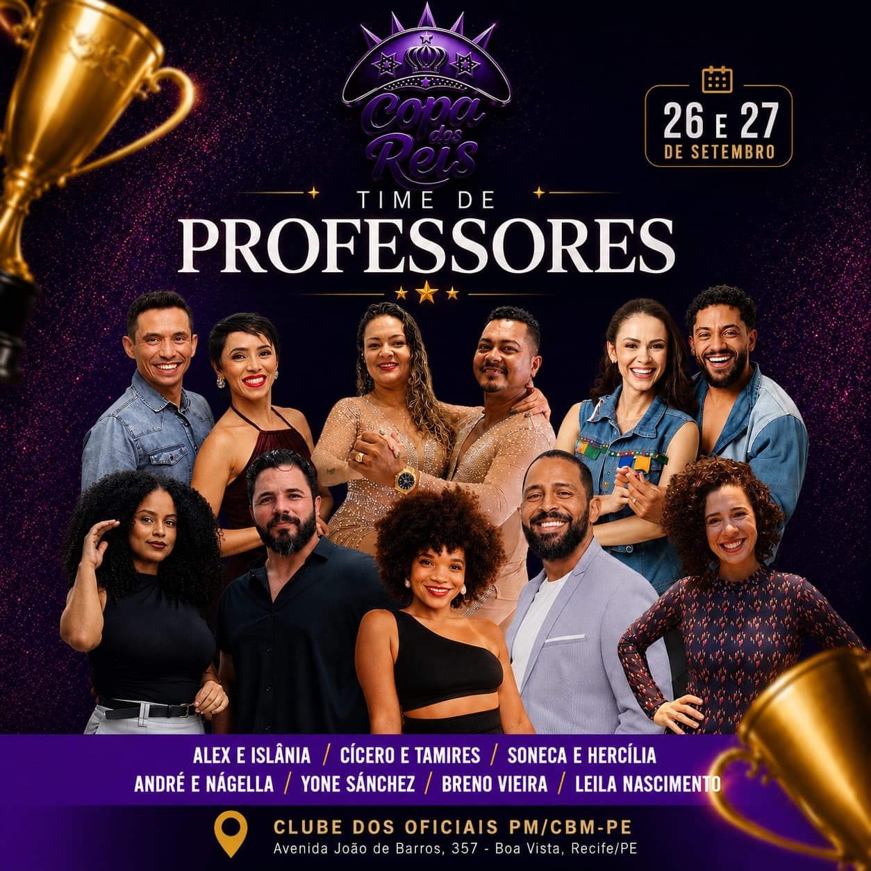 Flyer: Copa dos Reis - Time de Professores