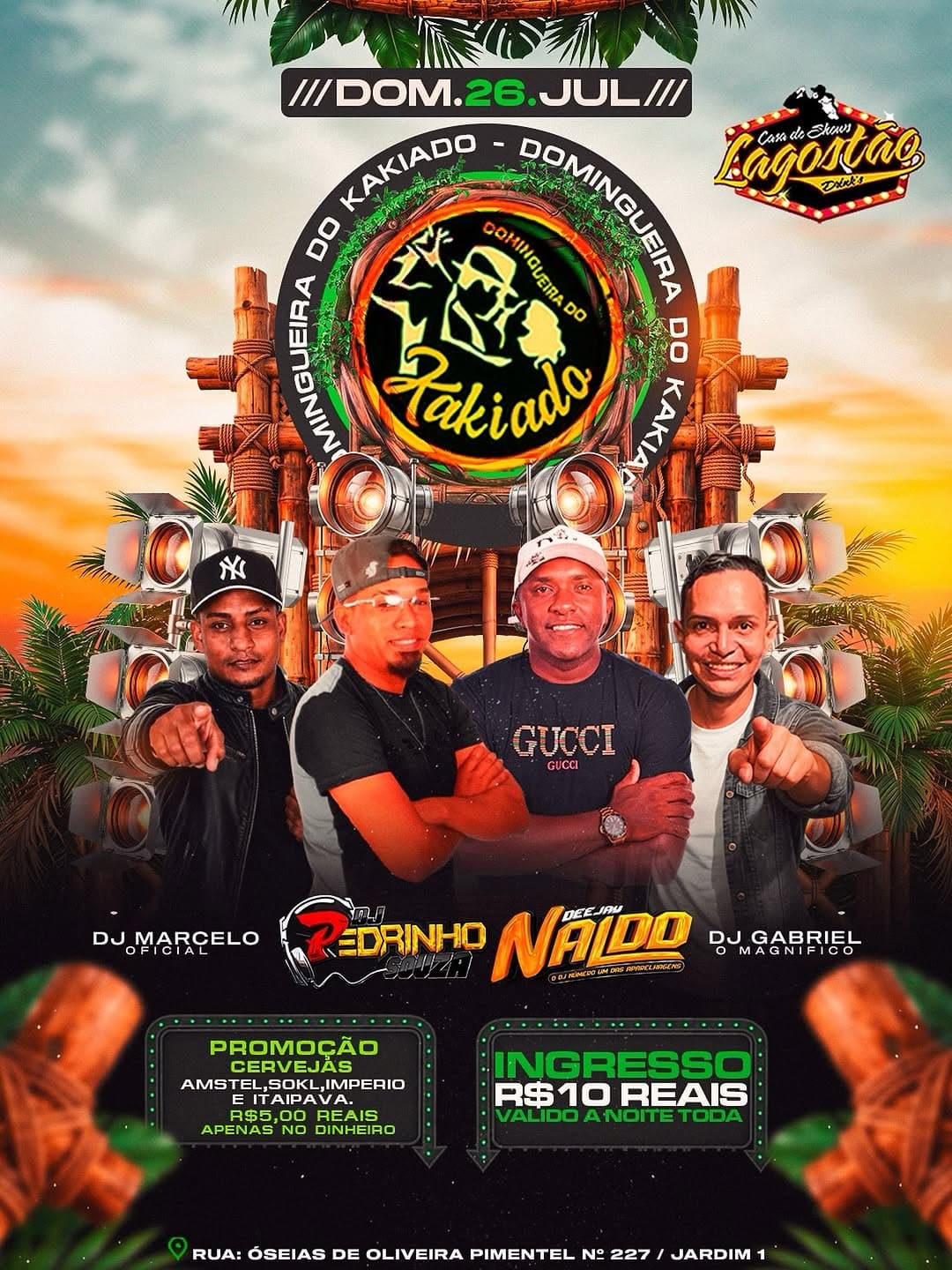 Flyer: Domingueira do Kakiado