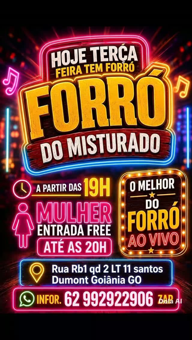 Flyer: Forró do Misturado