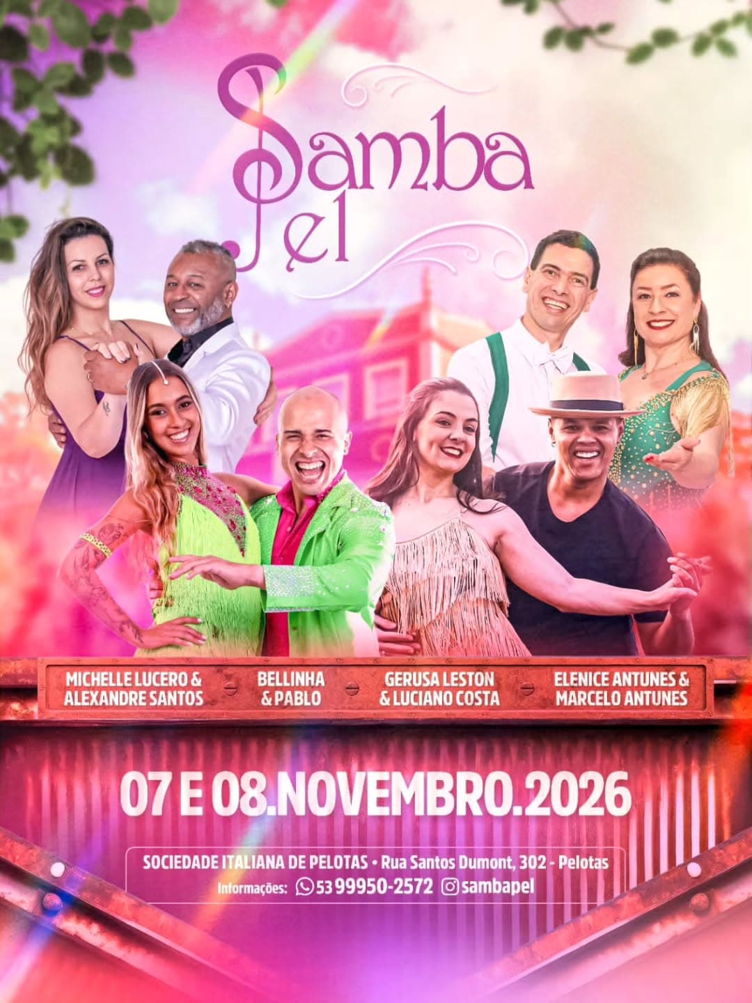 Flyer: SambaPel 2026 - 6ª Edição