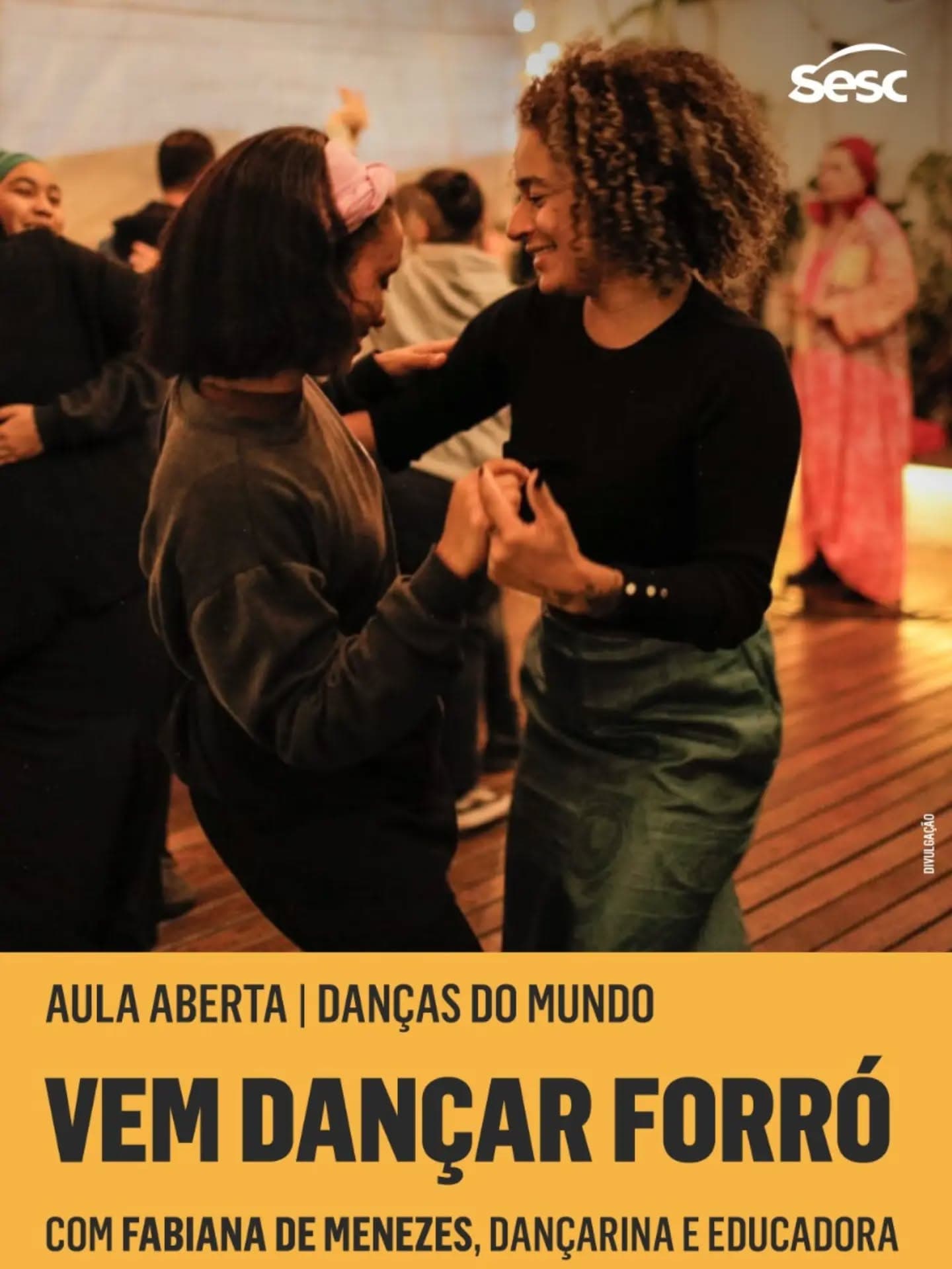 Flyer: Vem Dançar Forró - Aula Aberta