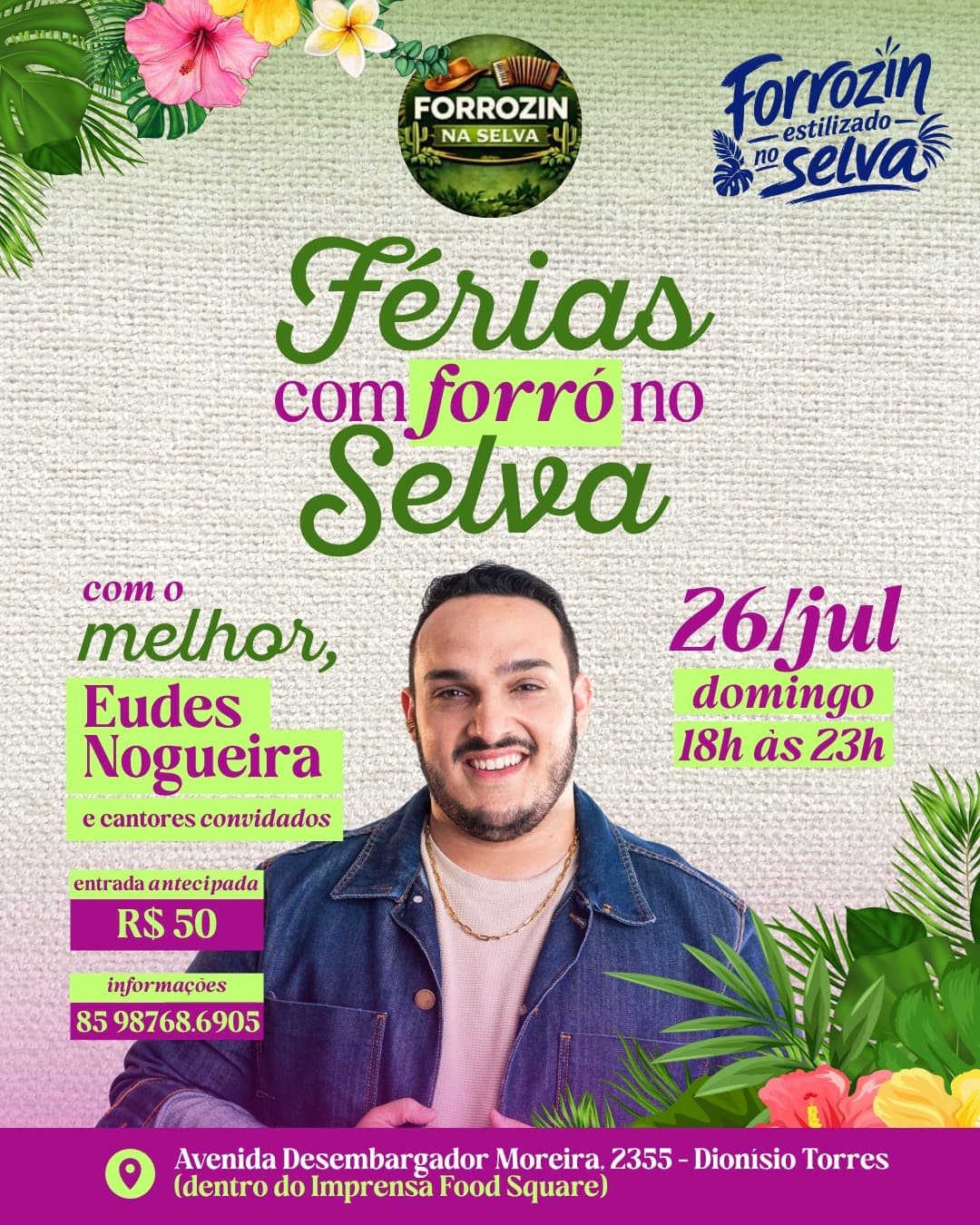 Flyer: Forrozin na Selva