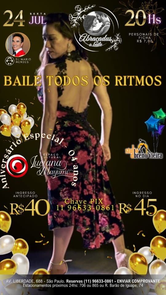 Flyer: Abraçadus o Baile - Todos os Ritmos (Aniversário 4 anos)
