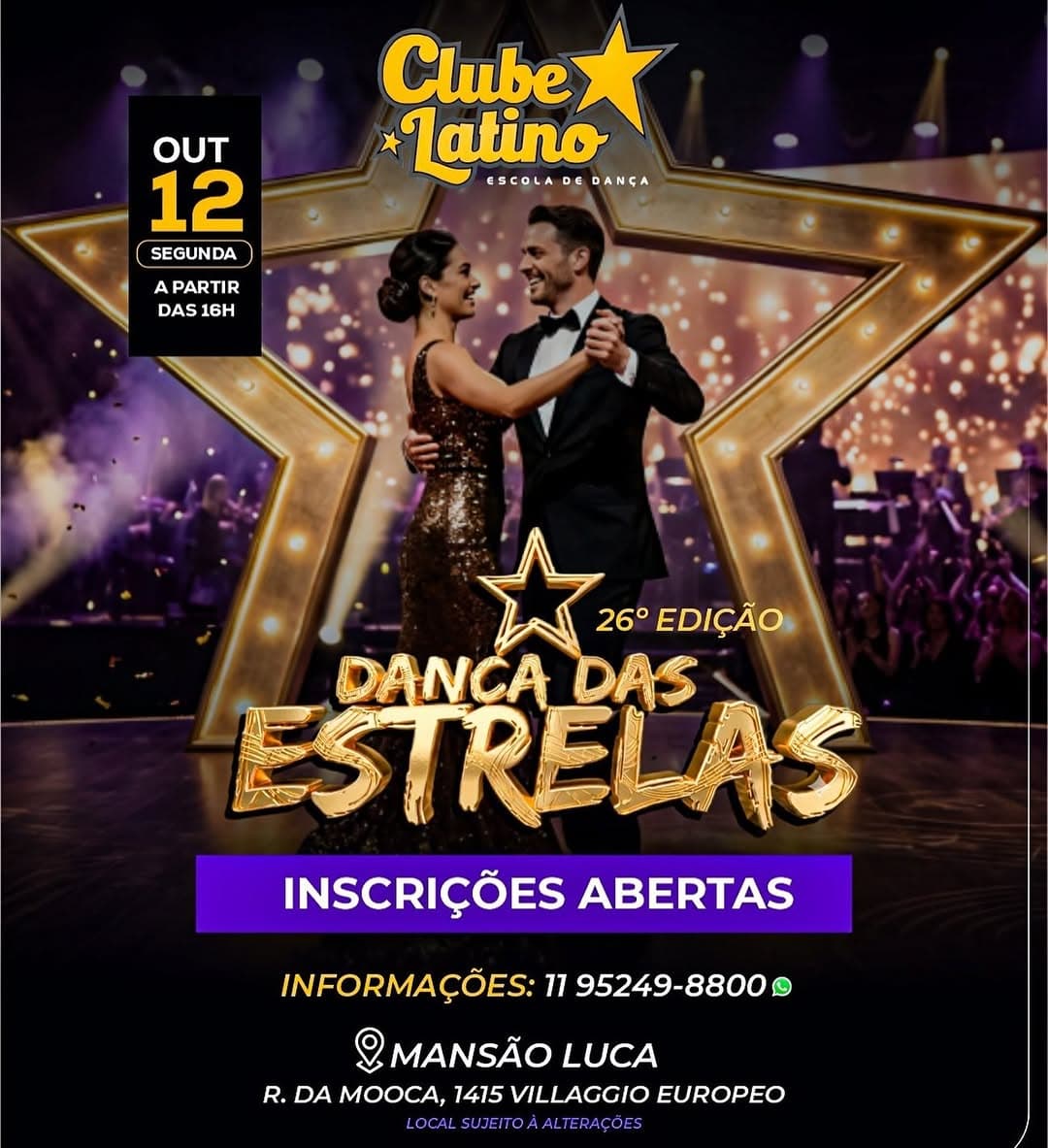 Flyer: Dança das Estrelas - 26ª Edição