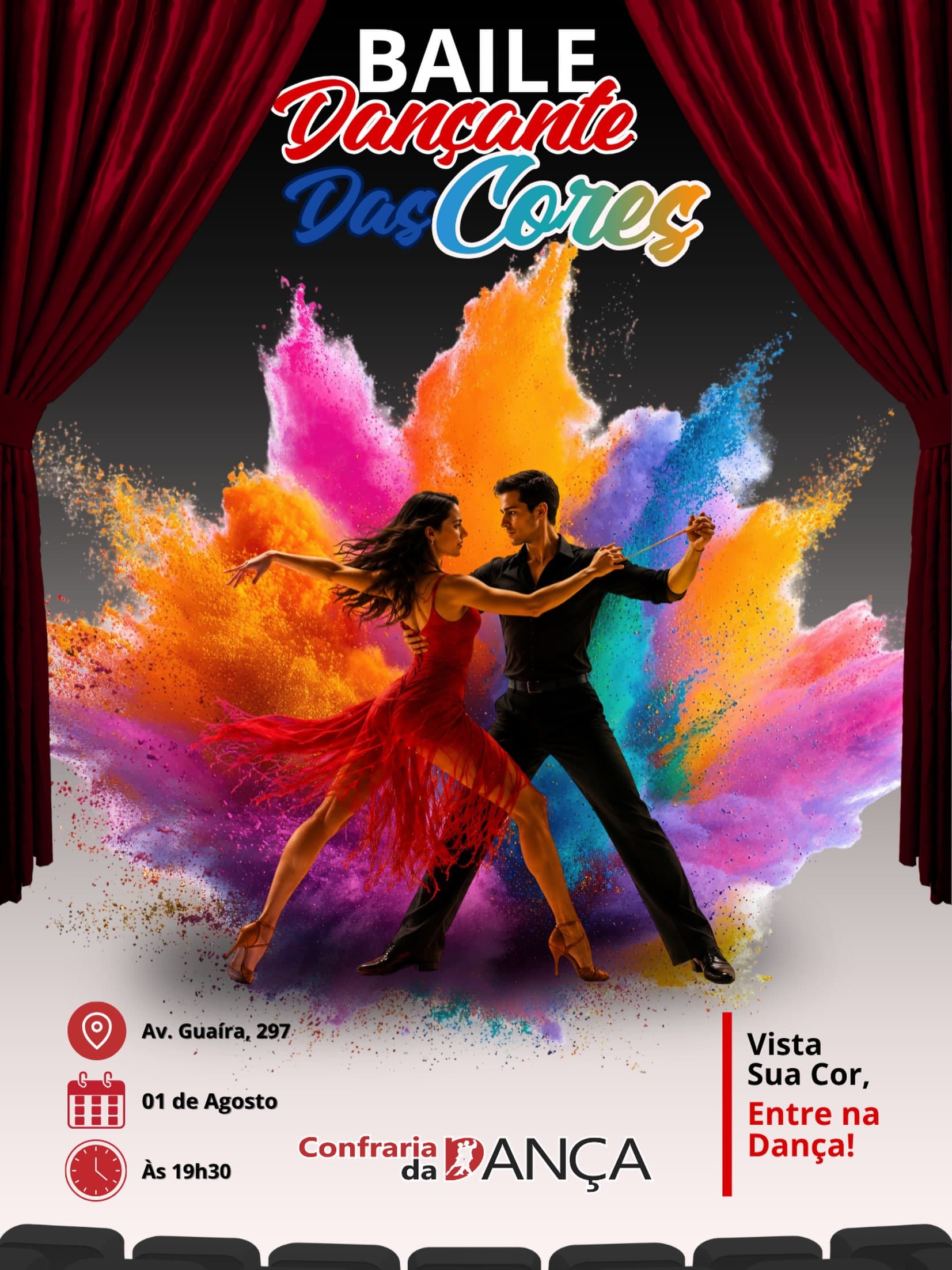 Flyer: Baile Dançante das Cores