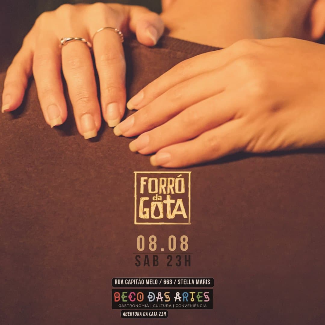 Flyer: Forró da Gota
