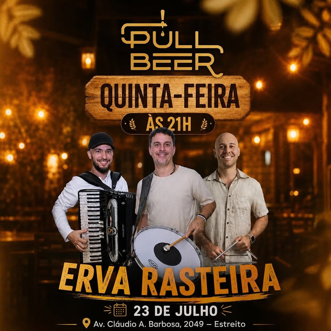 Flyer: Forró na Pull Beer - Erva Rasteira
