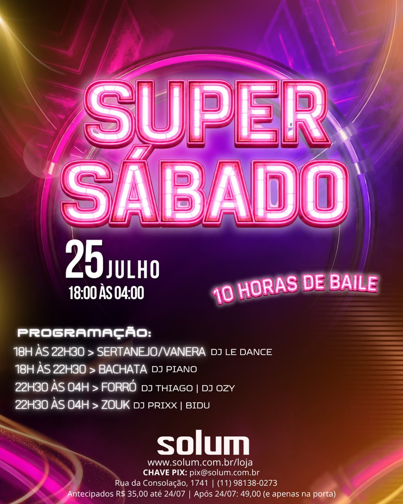 Flyer: Super Sábado