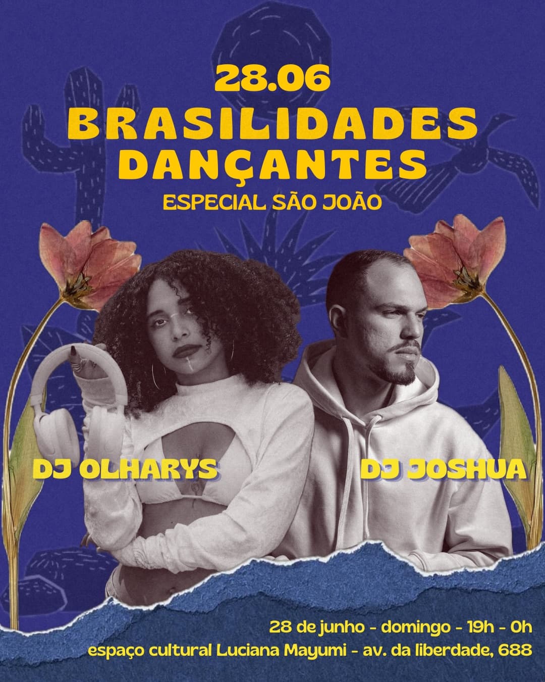 Flyer: Brasilidades Dançantes • Especial São João