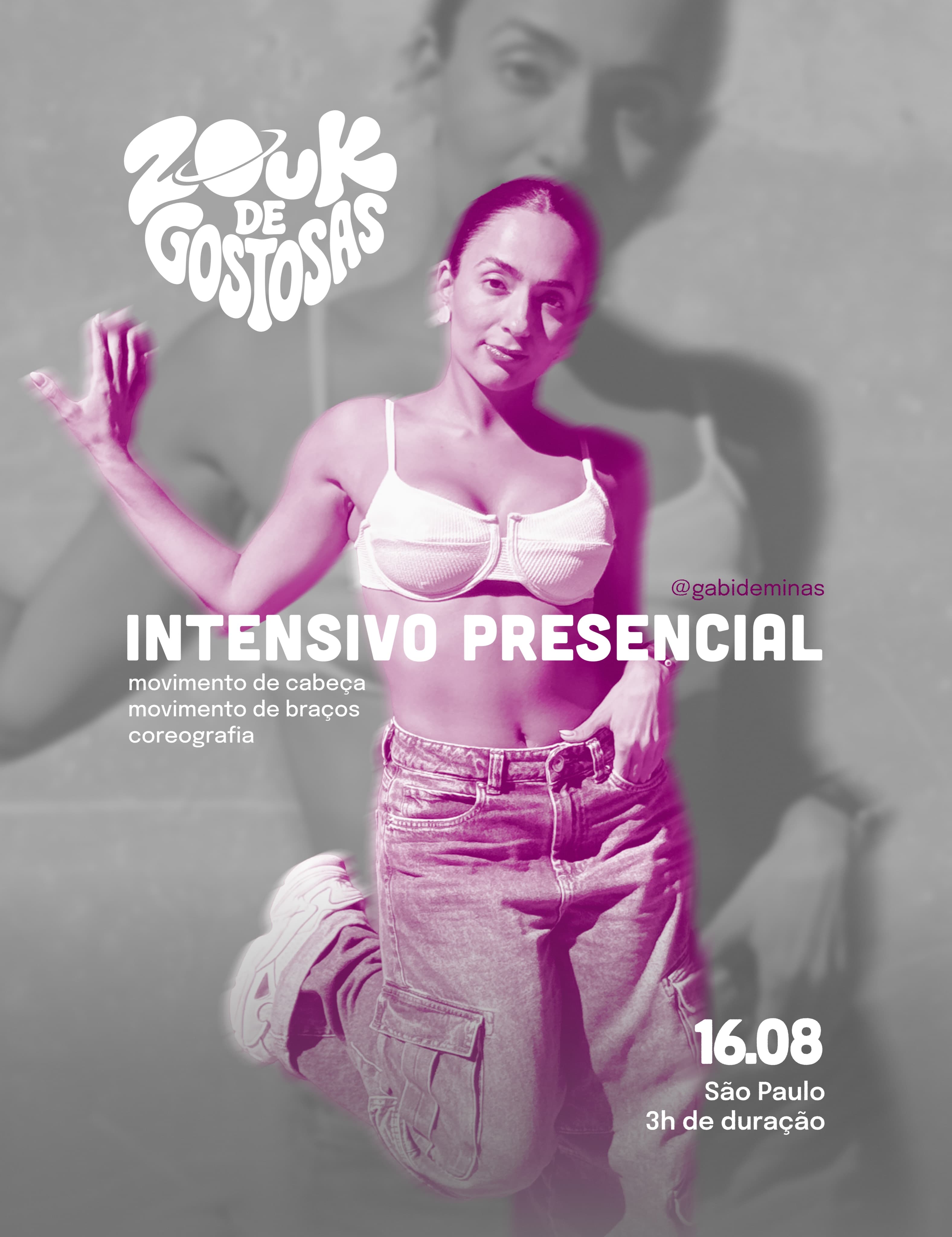 Flyer: Zouk de Gostosas - Intensivo Presencial